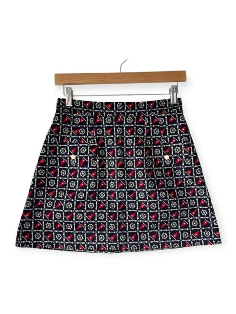 Dolce & Gabbana Navy Nautical Mini Skirt